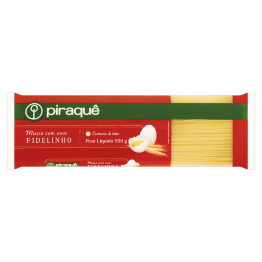 Macarrao C/ovos Piraque 500g Fidelinho
