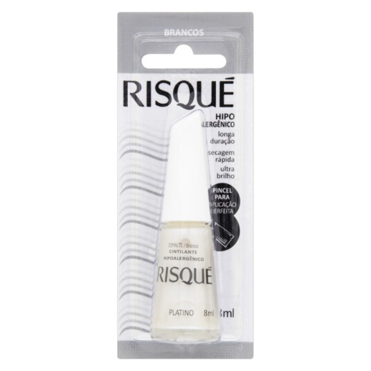 Esmalte Risque 8ml Cint.platino