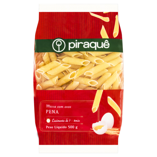 Macarrao C/ovos Piraque 500g Pena
