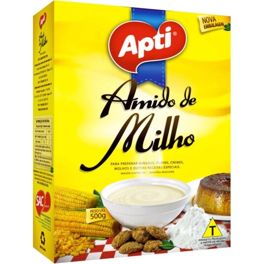 Amido Apti 500g de Milho
