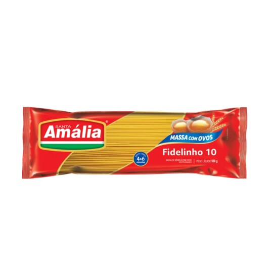 Macarrao C/ovos Amalia 500g Fidelinho N-10