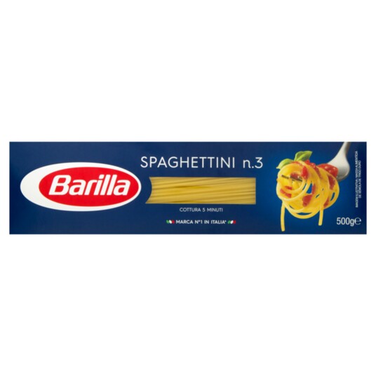Macarrao Barilla 500g Spaghettini N3