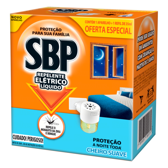 Apar.inseticida Elet.sbp 35ml Suave Refil