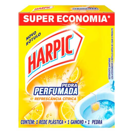 Pedra Sanitaria Harpic 20g Frutal