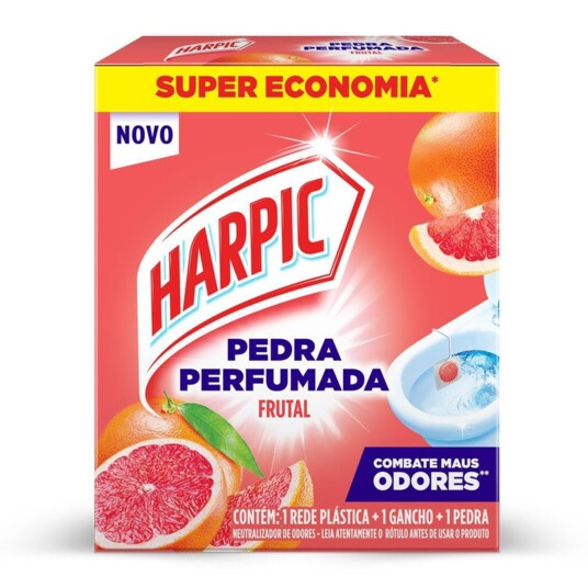 Pedra Sanitaria Harpic 20g Frutal