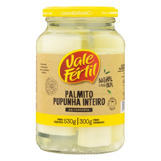 Palmito Pupunha Vale Fertil 300g