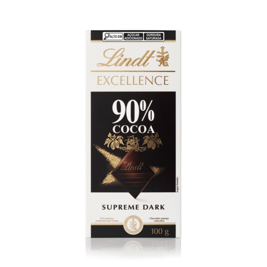 Chocolate Excellence Lindt 100g 90% Cocoa Dark