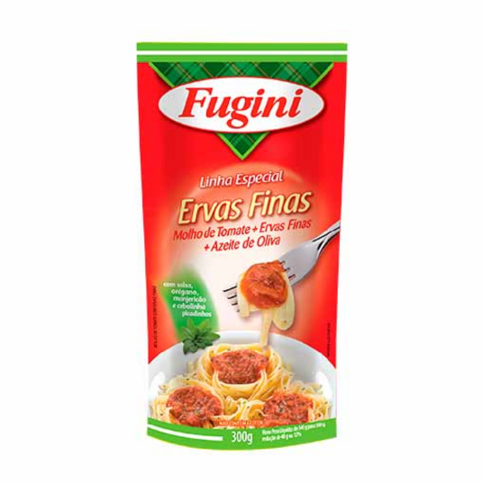 Molho de Tomate Fugini 300g Ervas Finas Sc