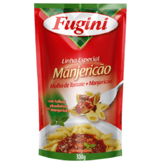 Molho de Tomate Fugini 300g Manjericao Sc