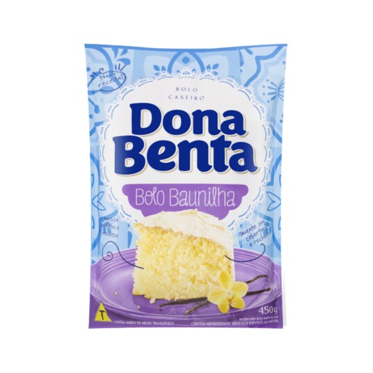 Mistura P/bolo Dona Benta 450g Baunilha