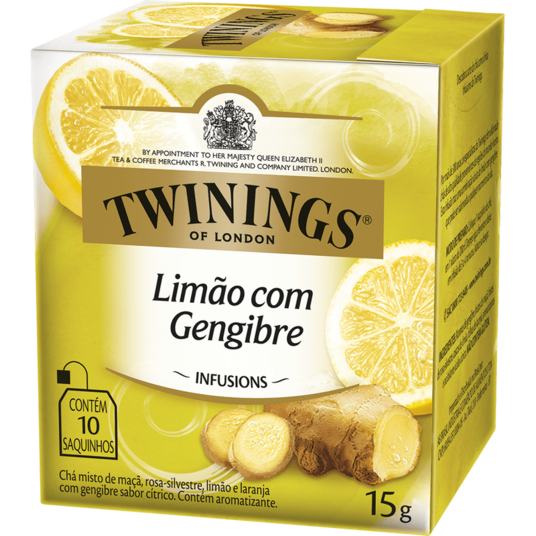 Cha Twinings 15g Limao C/gengib.