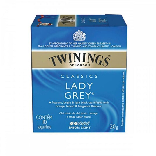Cha Preto Twinings 20g Lady Grey