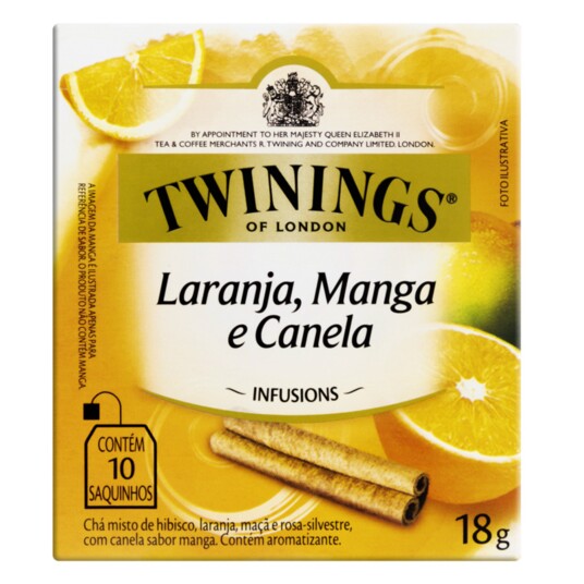 Cha Twinings 18g Lar./manga/can.