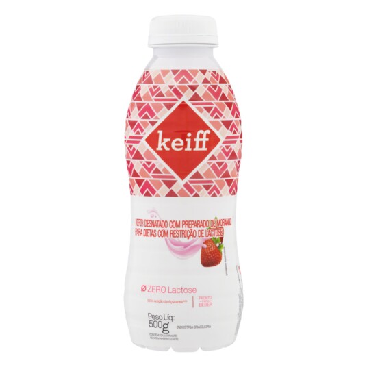 Kefir Desn.reggula 500g Morango Z.lact.