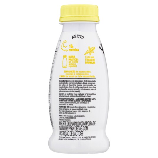 Iogurte Ultra Yorgus 300g Baunilha