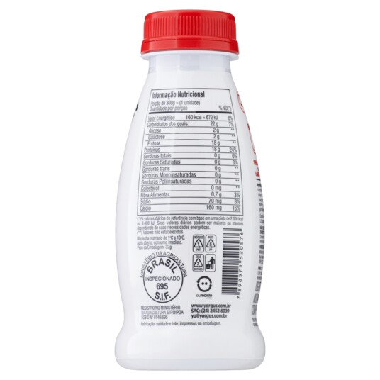 Iogurte S/lac.ultra Yorgus 300g Mor.ban.