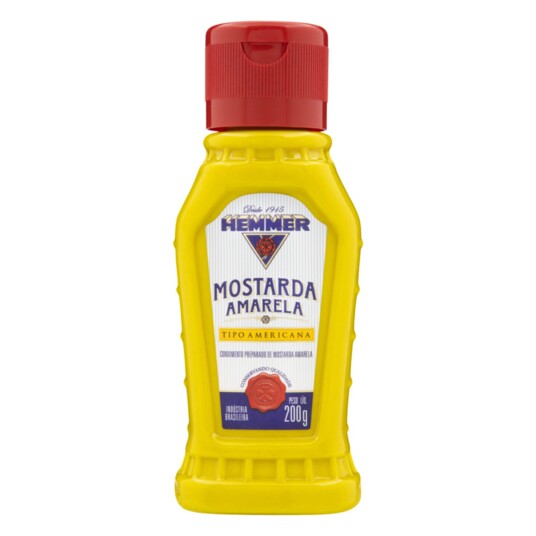 Mostarda Hemmer 200g Amarela