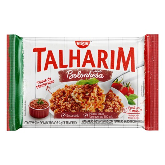 Macarrao Inst.nissin Talharim 99g Bolonhesa
