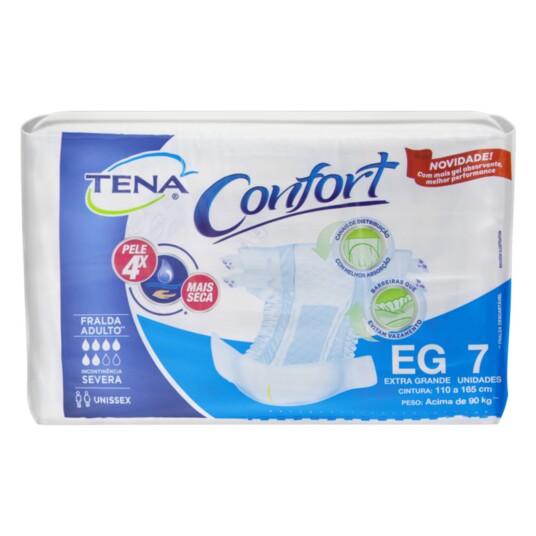 Fralda Confort Tena 7un Eg