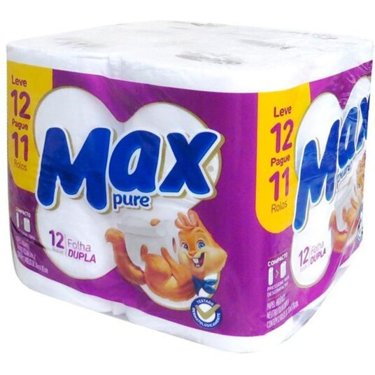 Papel Hig.f.dupla Max L12p1130m 12 Rolos