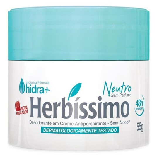 Desod.creme Herbissimo 55g Neutro