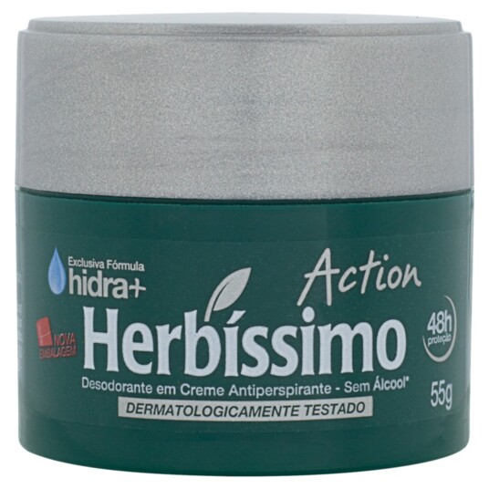 Desod.creme Herbissimo 55g Action