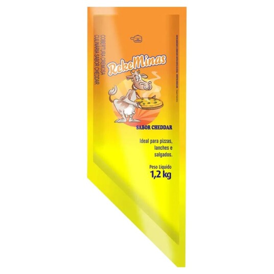 Cobertura Cremosa Rekeminas 1,2kg Cheddar