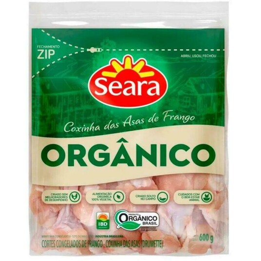 Coxinha da Asa de Fgo.seara 600g Organico