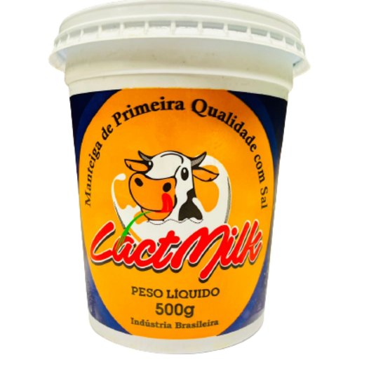 Manteiga C/sal Lactmilk 500g Pote