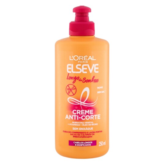 Creme de Pentear Elseve 250ml Longo dos Sonho