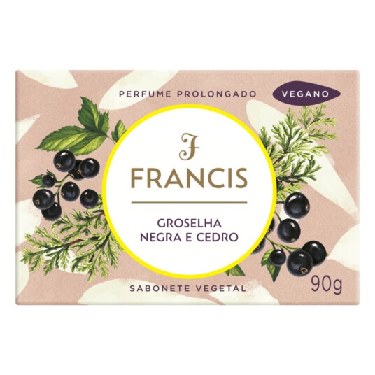 Sabonete Barra Francis 90g Classico Preto