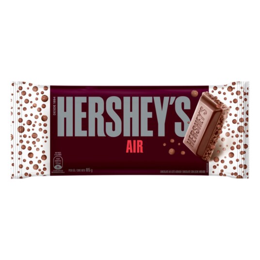 Chocolate Hersheys 85g Ao Leite Aerada