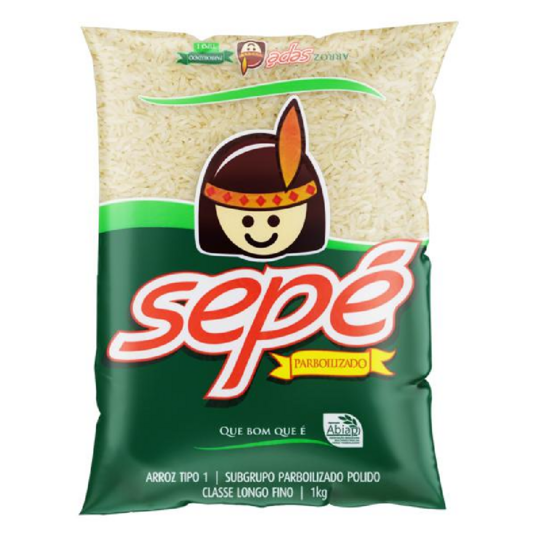 Arroz Branco Parboilizado Sepe 1kg