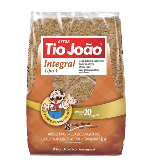 Arroz Integral Tio Joao 1kg é aqui na Barcelos