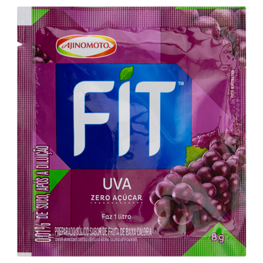 Refresco em Po Mid Zero 8g Uva