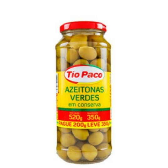 Azeitona Verde Tio Paco 350g