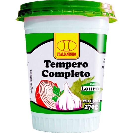 Tempero Completo Italianinho 270g C/louro