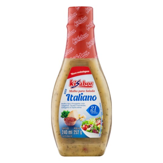 Molho P/salada Kisabor 240ml Italiano