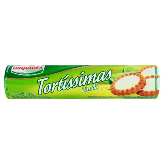 Biscoito Tortissima Orquidea 130g Limao