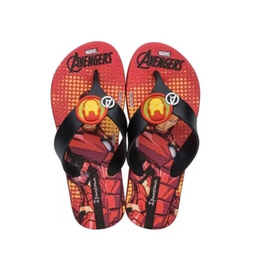 Chinelo Avengers Infinity Ipanema Vermelho/preto