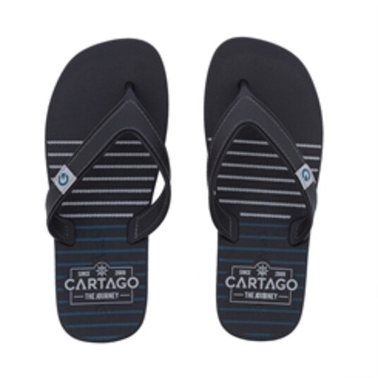 Chinelo Dakar Cartago Un Preto/cinza