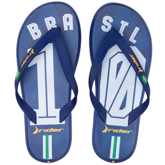 Chinelo R1 Speed Rider Azul/branco