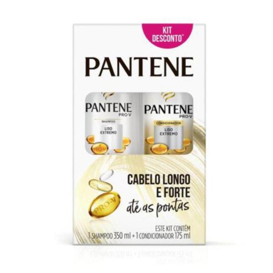 Kit Sh.+cond.pantene 350+175ml Liso Xtremo