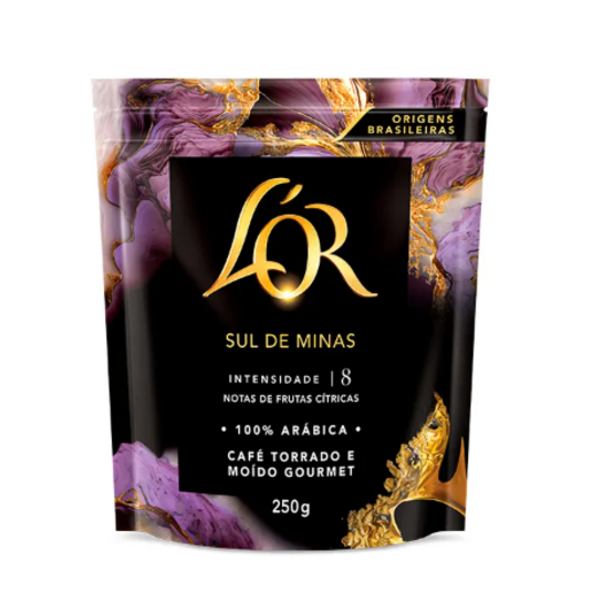 Cafe Torrado e Moido Lor 250g Sul de Minas