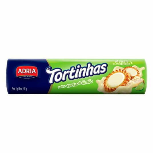 Biscoito Tortinha Adria 140g Torta de Limao