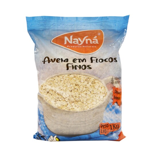 Aveia em Flocos Nayna 1kg Finos