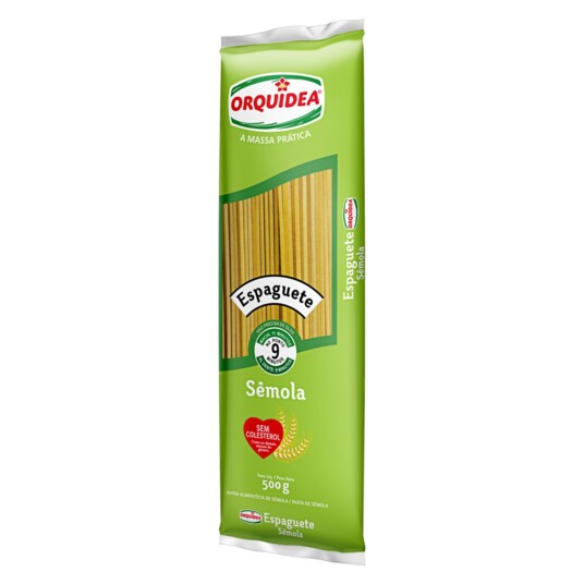 Massa S/ovos Orquidea 500g Espaguete