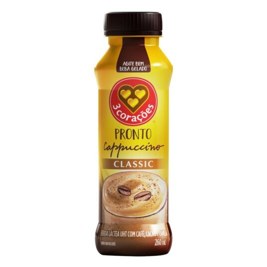 Cappuccino 3 Coracoes 260ml Classic