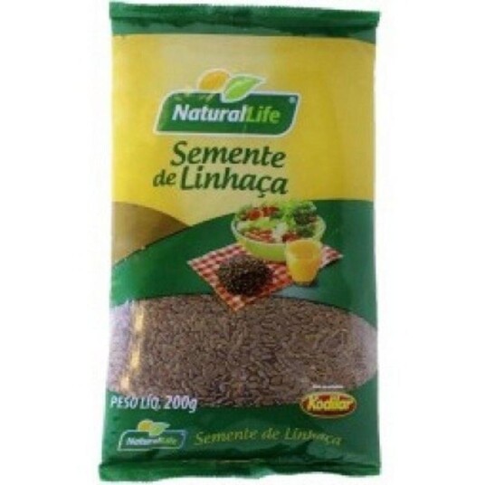 Semente de Linh.natural Life 200g Marrom