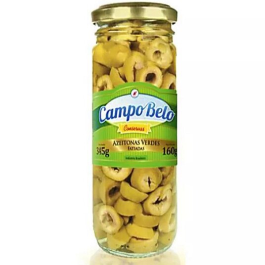 Azeitona Verde Campo Belo 160g Fatiada